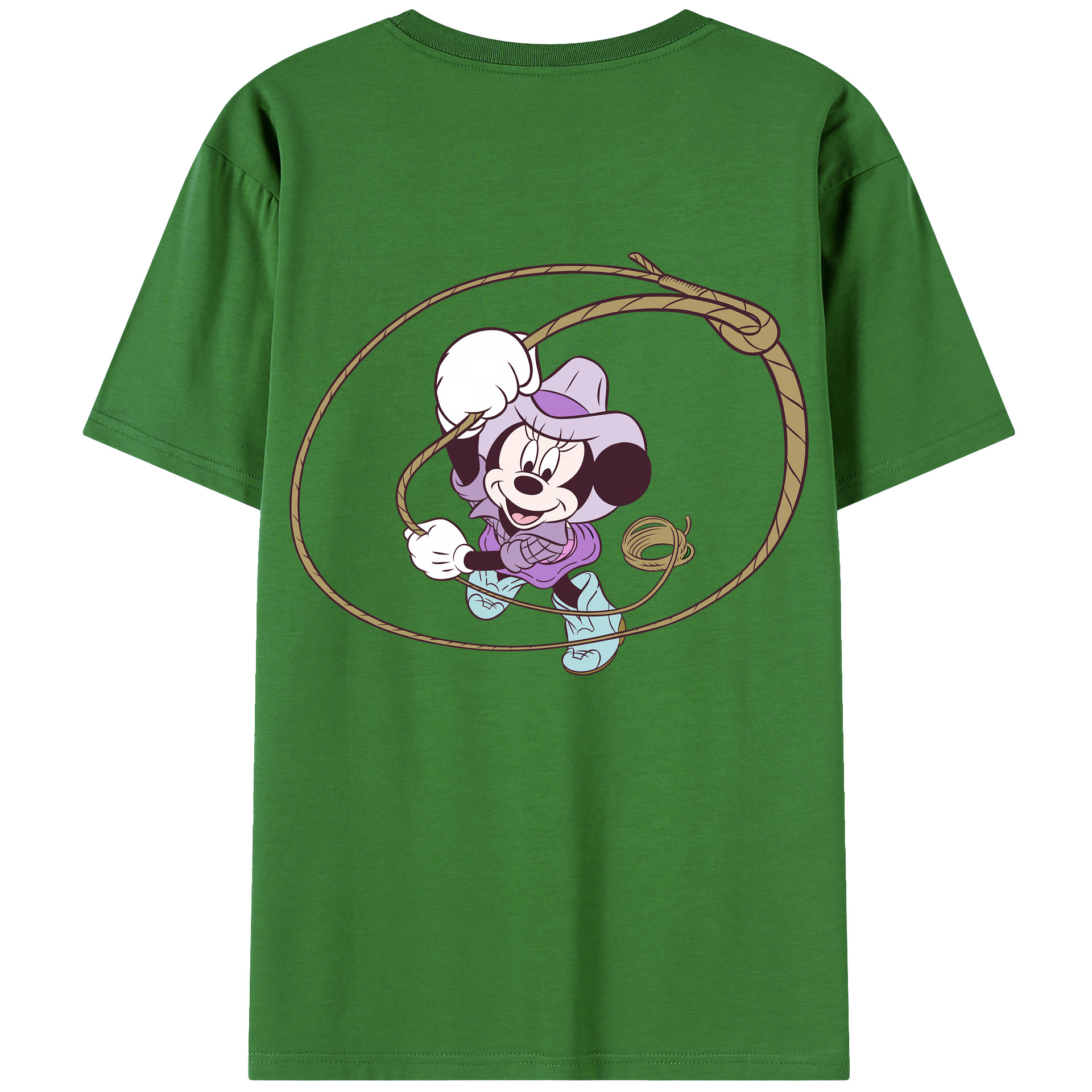 （画像用） ミッキーマウス Mickey Mouse レディース半袖Tシャツ(バックプリント)